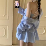 【春夏新作】ミニスカート付きバルーンシャツセットアップ | LADY LIKE  | 詳細画像11 