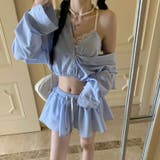 【春夏新作】ミニスカート付きバルーンシャツセットアップ | LADY LIKE  | 詳細画像12 