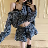 【春夏新作】ミニスカート付きバルーンシャツセットアップ | LADY LIKE  | 詳細画像15 