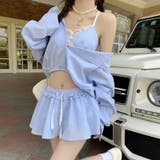【春夏新作】ミニスカート付きバルーンシャツセットアップ | LADY LIKE  | 詳細画像2 