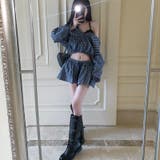 【春夏新作】ミニスカート付きバルーンシャツセットアップ | LADY LIKE  | 詳細画像22 