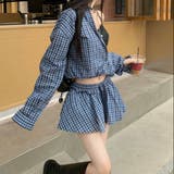 【春夏新作】ミニスカート付きバルーンシャツセットアップ | LADY LIKE  | 詳細画像23 