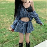 【春夏新作】ミニスカート付きバルーンシャツセットアップ | LADY LIKE  | 詳細画像24 