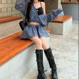 【春夏新作】ミニスカート付きバルーンシャツセットアップ | LADY LIKE  | 詳細画像25 