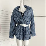 【春夏新作】ミニスカート付きバルーンシャツセットアップ | LADY LIKE  | 詳細画像31 