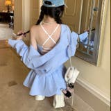 【春夏新作】ミニスカート付きバルーンシャツセットアップ | LADY LIKE  | 詳細画像7 