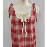 【春夏新作】レイヤード風チェック柄キャミワンピース | LADY LIKE | 詳細画像46