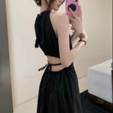 【春夏新作】背中開きノースリーブワンピース | LADY LIKE | 詳細画像4
