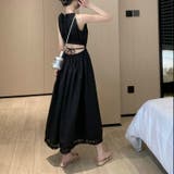 【春夏新作】背中開きノースリーブワンピース | LADY LIKE | 詳細画像6