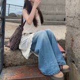 【春夏新作】コードベルト付きシアーニットキャミワンピース | LADY LIKE | 詳細画像8