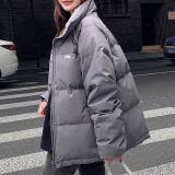 スタンドカラー中綿ブルゾン アウター ジャケット | LADY LIKE | 詳細画像7