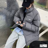 グレー | スタンドカラー中綿ブルゾン アウター ジャケット | LADY LIKE