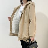 ベージュ | コクーンシルエット裏ボアコート | LADY LIKE