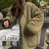 裏ボア配色キルティングジャケット | LADY LIKE | 詳細画像1