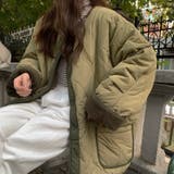 裏ボア配色キルティングジャケット | LADY LIKE | 詳細画像4