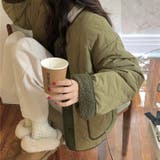 裏ボア配色キルティングジャケット | LADY LIKE | 詳細画像8