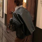 裏ボアフェイクレザーフライトジャケット | LADY LIKE | 詳細画像8