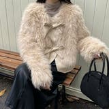 異素材切替えフェイクファージャケット | LADY LIKE | 詳細画像25