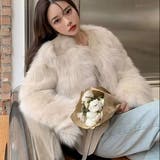 異素材切替えフェイクファージャケット | LADY LIKE | 詳細画像31