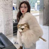 異素材切替えフェイクファージャケット | LADY LIKE | 詳細画像34