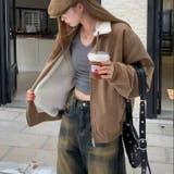 ワークテイスト裏ボアジャケット | LADY LIKE  | 詳細画像15 