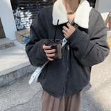 ワークテイスト裏ボアジャケット | LADY LIKE  | 詳細画像3 