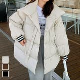 ベルトデザイン中綿ジャケット | LADY LIKE | 詳細画像1