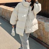 ベルトデザイン中綿ジャケット | LADY LIKE | 詳細画像4