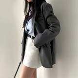 【春夏新作】1つボタンゆったりテーラードジャケット | LADY LIKE | 詳細画像22