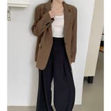 【春夏新作】1つボタンゆったりテーラードジャケット | LADY LIKE | 詳細画像37