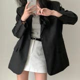 【春夏新作】1つボタンゆったりテーラードジャケット | LADY LIKE | 詳細画像4