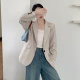 【春夏新作】1つボタンゆったりテーラードジャケット | LADY LIKE | 詳細画像41