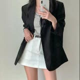 【春夏新作】1つボタンゆったりテーラードジャケット | LADY LIKE | 詳細画像5