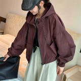 【春夏新作】フード付きショート丈マウンテンパーカー | LADY LIKE | 詳細画像2