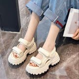 厚底ベルクロサンダル | LADY LIKE  | 詳細画像6 