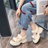 厚底ベルクロサンダル | LADY LIKE  | 詳細画像8 