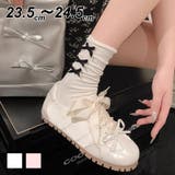 【春夏新作】バレーシューズ風ガーリースニーカー | LADY LIKE  | 詳細画像1 