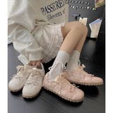 【春夏新作】バレーシューズ風ガーリースニーカー | LADY LIKE  | 詳細画像11 
