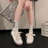 【春夏新作】バレーシューズ風ガーリースニーカー | LADY LIKE  | 詳細画像2 