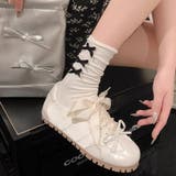 【春夏新作】バレーシューズ風ガーリースニーカー | LADY LIKE  | 詳細画像7 