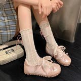 【春夏新作】バレーシューズ風ガーリースニーカー | LADY LIKE  | 詳細画像8 