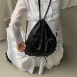 リボン付きサテン巾着ナップザック | LADY LIKE | 詳細画像11