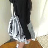 リボン付きサテン巾着ナップザック | LADY LIKE | 詳細画像5