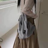 リボン付きサテン巾着ナップザック | LADY LIKE | 詳細画像9