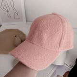 ピンク | モヘア調シンプルキャップ | LADY LIKE