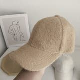 ベージュ | モヘア調シンプルキャップ | LADY LIKE