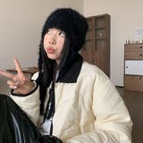 耳あて付きシャギーニット帽 | LADY LIKE  | 詳細画像5 