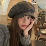 ブラック | ふんわりキャスケット | LADY LIKE 
