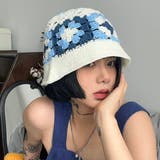 ホワイト | 【春夏新作】カラフルバケットニット帽 | LADY LIKE