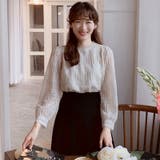 刺繍長袖トップス 韓国ファッション 韓国 | Sibra | 詳細画像6 
